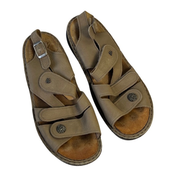 Finn Comfort Gomera Tan Sandals Adjustable Straps 38 7.5 - Picture 2 of 8